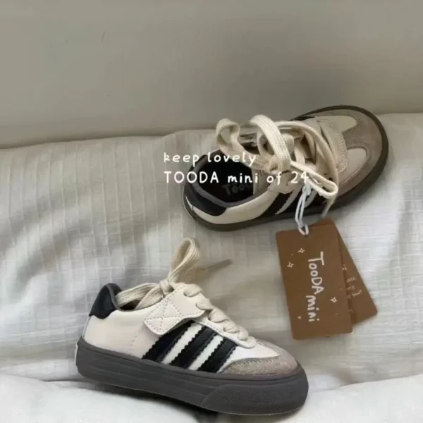 Boys And Girls Canvas Shoes Children's School Performance Shoes Babys Children Biscuit Bottom Breathable Kids Fashion Shoes - Image 4