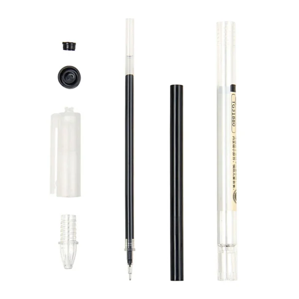 12pcs/Lot Japan Fine Point Pen 0.35mm Black Blue Red Ink Gel Pen Ballpoint Pen School Office Student Writing Stationery Supply - Image 4