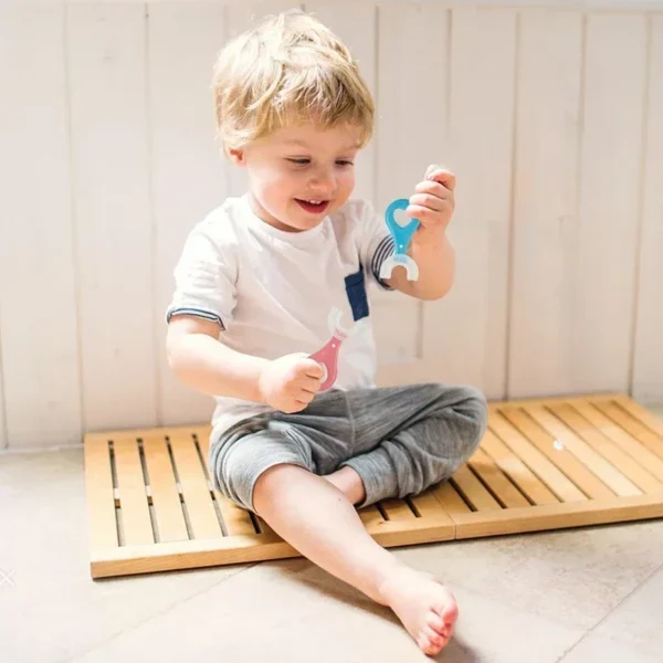 Baby Toothbrush Children 360 Degree U-shaped Child Toothbrush Teethers Baby Tooth Brush Silicone Kids Teeth Oral Care Cleaning - Image 4