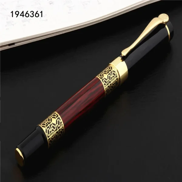 High quality 530 Golden carving Mahogany Business office School student office Supplies Fountain Pen New Ink pen ink pen - Image 3