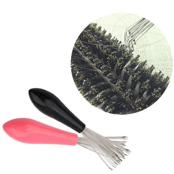 Comb Hair Brush Cleaner Plastic Handle Cleaning Brush Remover Embedded Beauty Tools Cleaning Products Cleaning Supplies - Image 4