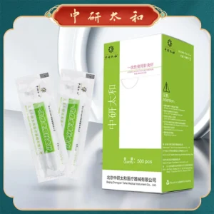 500 PCS High Quality Acupuncture Needle Massage Disposable Sterile Sharp 10 Needles Accupuncture with 1 Guide Tube Beauty Health