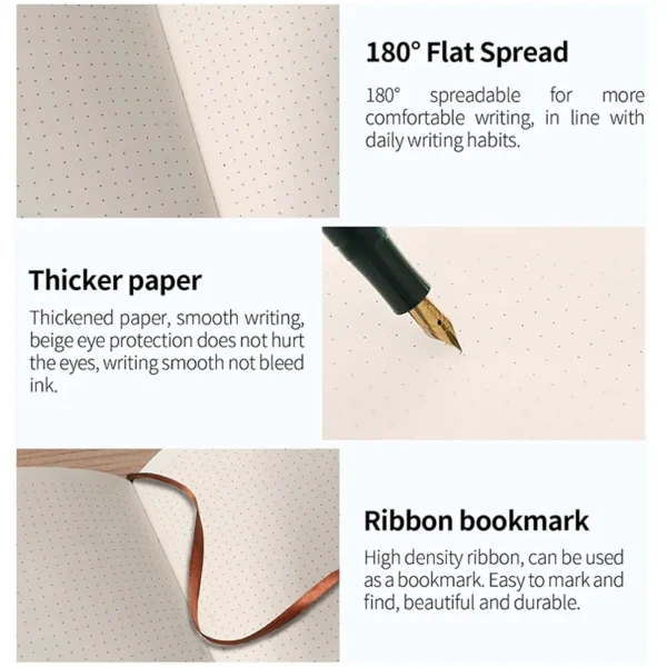 1Pcs A5 Dot Matrix Notebook Waterproof and Wear-resistant Ideal for Business People Students and Teachers - Image 4