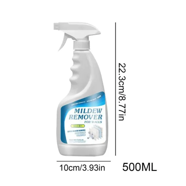 500ml Mould Cleaning Spray Wall Mold Remover Cleaning Spray Bathroom Kitchen Cleaning Effective Mildew Removal Spray Cleaner - Image 6