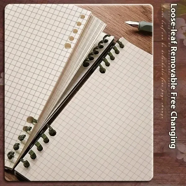 Journal Notebook Flip Notepad Diary Word Book Grid Stationery B5 Notebooks Sketch Writing Pads Office School Supplies - Image 4