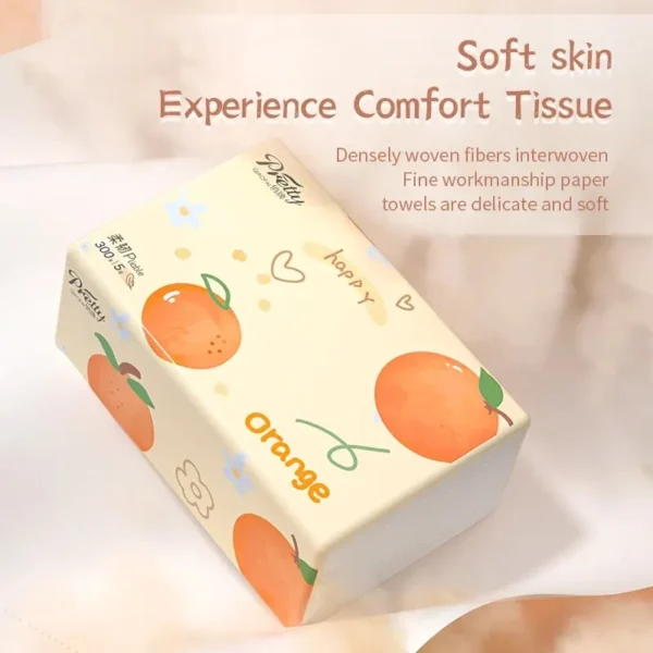 300 Sheets, 20 Large Bags Of Tissue Paper, Full Box Of Household Toilet Paper, Tissue Paper, Toilet Paper, Napkin Paper, Etc - Image 3