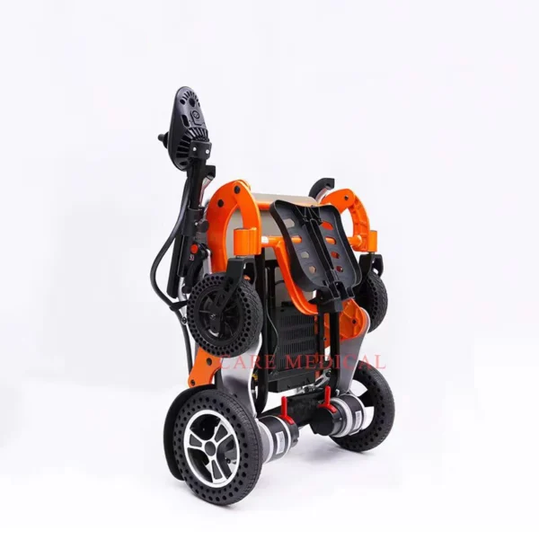 New Product Lightweight Folding Electric Wheelchair For Disabled And Elderly Wheelchair Electric - Image 3