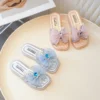 2024 SummerChildren's Sandals Bow Flats Open Toe Kids Slide Non-slip Flip Flops Girls Sandals Cute Princess Beach Slippers Shoe - Image 2