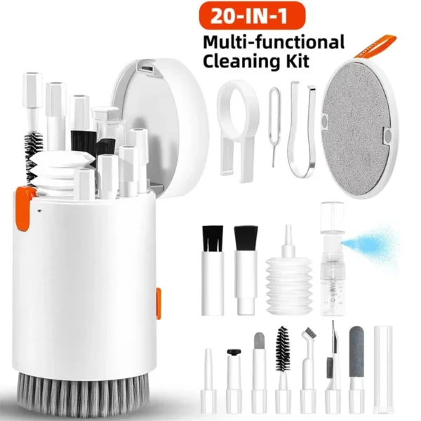 20 in 1 Multi-Functional Digital Camera Headset Mobile Phone Laptop Keyboard Cleaning Tool Set Cleaning Brush Clean Pen - Image 2