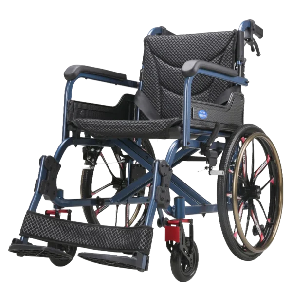 The elderly and disabled wheelchair stroller four-wheel shock absorption