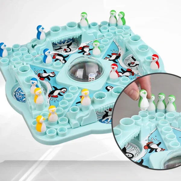 Party Game Penguin Chess Board Game Family Game Toys for 1-4 Players Competition Challenge Friend Interaction ‌kill time Toys - Image 3