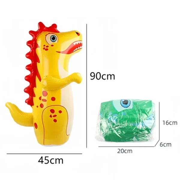 Tumbler Boxing Inflatable Dinosaur Punching Bag Boys Games Sport Toys Christmas Birthday Gift for Boys Girls Parent Child Toys - Image 4