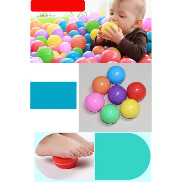 Outdoor Sport Ball Eco-Friendly Water Pool Ocean Wave Ball 50/100pcs 5.5cm Stress Air Ball Funny Toys for Children Kid Ballenbak - Image 6