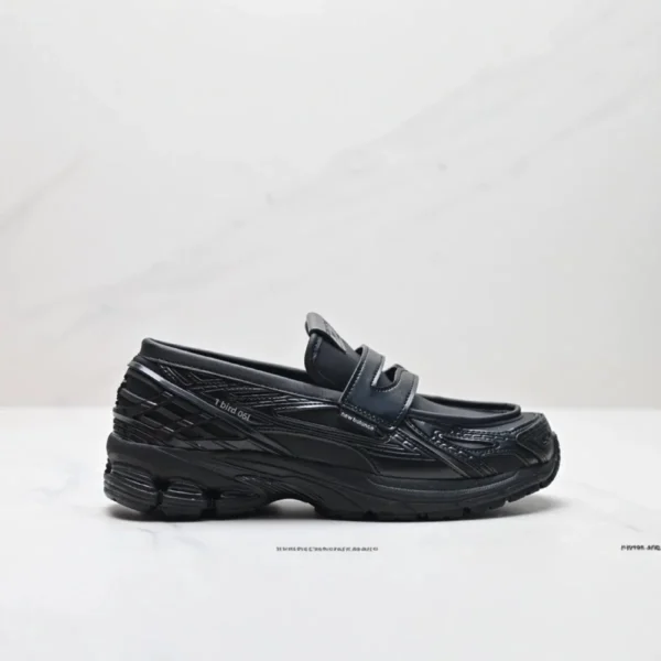 Classic Retro Unisex Slip-On Dad Shoes Fashionable Casual EVA And PU Material Ankle-Covering Mid Heel Fringe Element Summer Shoe - Image 2