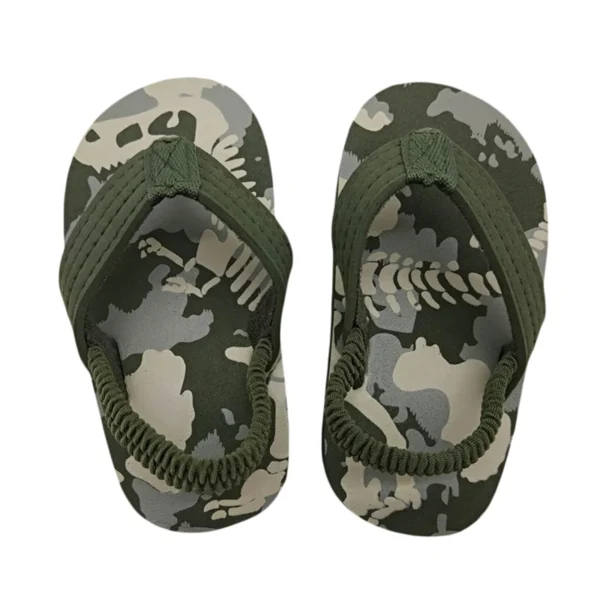 Toddler Flip Flops Shoes Little Kid Sandals with Back Strap Boys Girls Water Shoes for Beach and Pool - Image 3