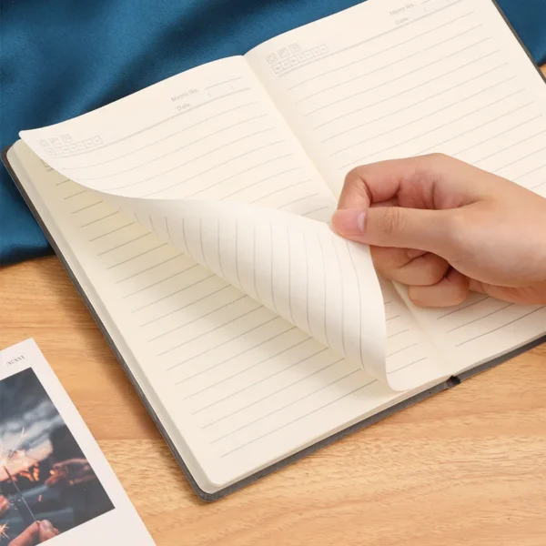 A5 Soft Leather Notebook, 120 Pages, Office Stationery, Waterproof Cover, Comfortable Touch, Hot Selling - Image 6