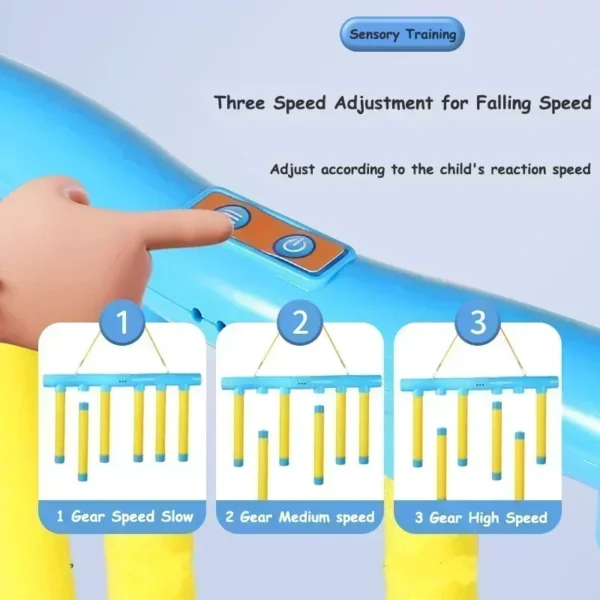 Challenge Falling Sticks Game Kids Stick Catching Toy Training Reaction Ability Educational Parent-Child Interactive Toy Sports - Image 5