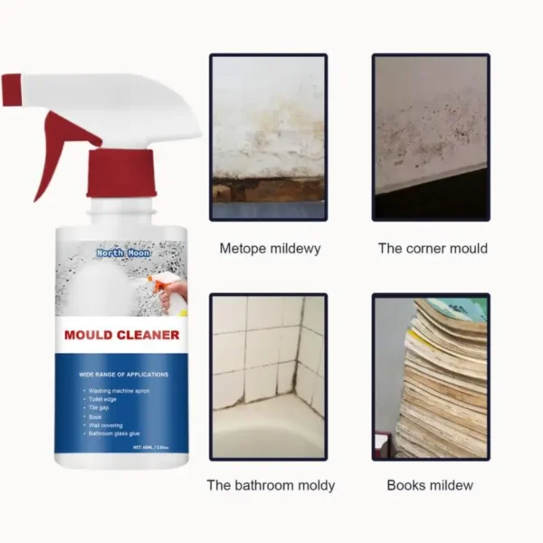 1~5PCS Household Mold Remover Spray Mildew Cleaning Agent Furniture Tile Removal Floor Wall Cleaner Home Multifunctional Mold - Image 4